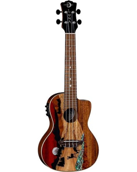 Luna Vista Deer Tropical Wood Concert Acoustic-Electric Ukulele Gloss Natural