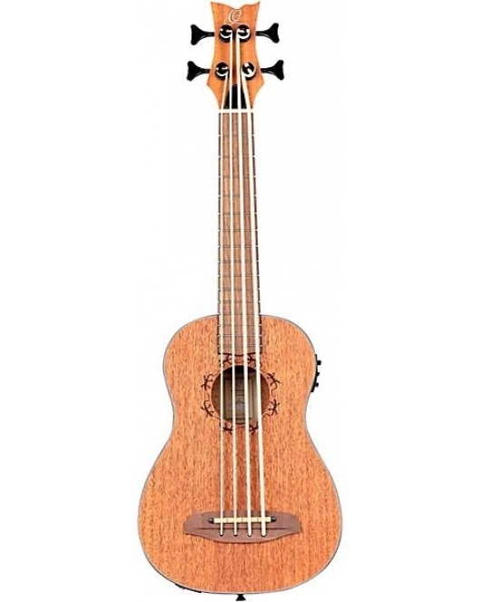 Ortega LIZZY BS GB L Left Handed Uke Bass Mahogany Ortega LIZZY BS GB L Left Handed Uke Bass Mahogany