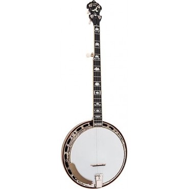 Recording King Carl Jackson Signature Lonesome Dove Resonator Banjo Tobacco Sunburst
