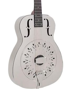 Recording King RM-998-D Metal Body Resonator, Style-0 Nickel-Plated