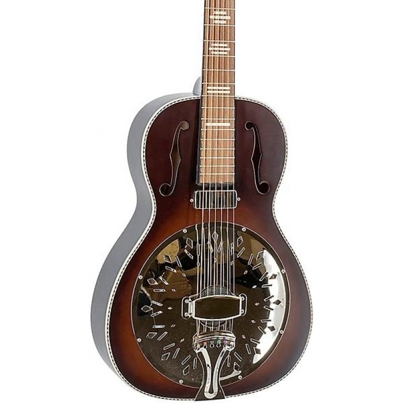 Recording King RPH-R2-E Dirty 30s Minnie Bucker resonator guitar Brown Sunburst vintage tone and professional craftsmanship for musicians