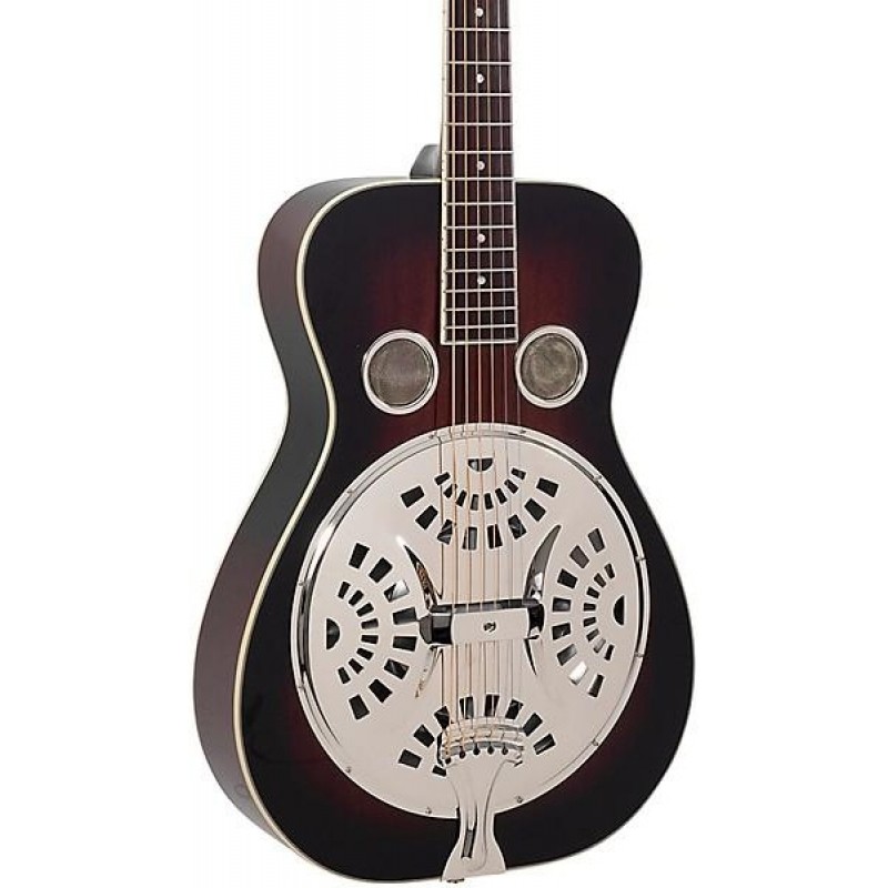 Recording King RR-36-VS Maxwell Series round neck resonator guitar Vintage Sunburst rich tone and professional craftsmanship for musicians