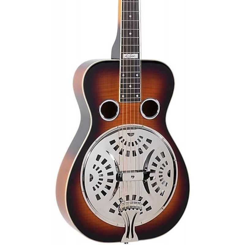 Recording King RR-75PL-SN Phil Leadbetter Signature resonator guitar Sunburst rich tone and vintage craftsmanship for professional musicians