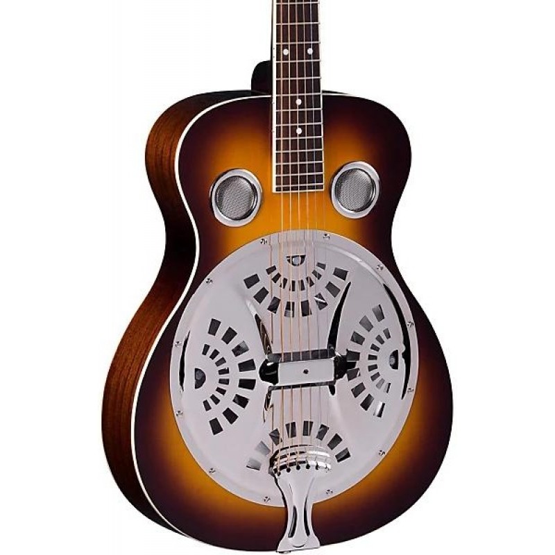 Regal RD-40 resonator guitar vintage sunburst round neck rich tone and professional craftsmanship for musicians and performers