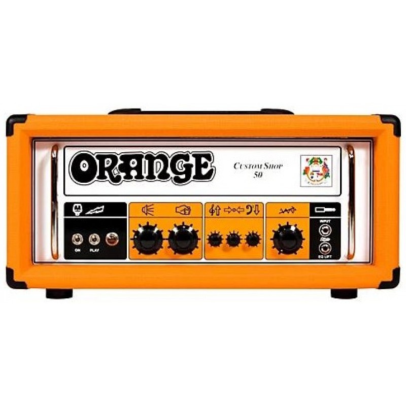 Orange CS50 Custom Shop 50W tube guitar head delivering classic rock and blues tones for stage and studio performance