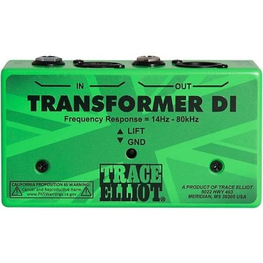 Trace Elliot Transformer DI Pedal Green Trace Elliot Transformer DI Pedal Green