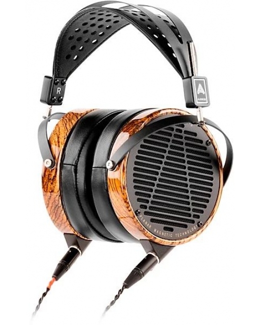 Audeze LCD-3 Headphones Black Brown Zebrano Rings