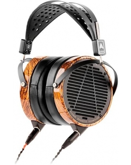Audeze LCD-3 with Zebrano Wood Rings Leather-Free Black/Brown