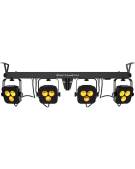 CHAUVET DJ 4BAR LT Quad Bluetooth ILS Mobile Wash Light System Black