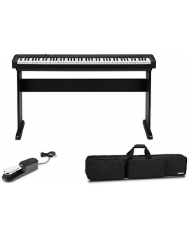 Casio CDP-S110 Digital Piano With CS-46 Stand, Sustain Pedal and Bag Black