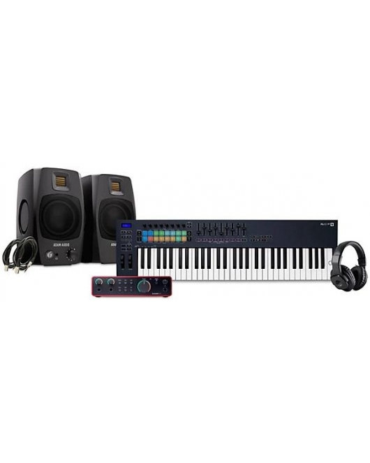 Novation FLkey 61 Studio Bundle with Focusrite 2i2