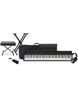 Williams Legato LE 88-Key Digital Piano with Warm Audio WA-CAB Headphone Package (Pedals/Bench/Stand/Bag Included)