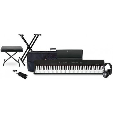 Williams Legato LE 88-Key Digital Piano with Warm Audio WA-CAB Headphone Package (Pedals/Bench/Stand/Bag Included)