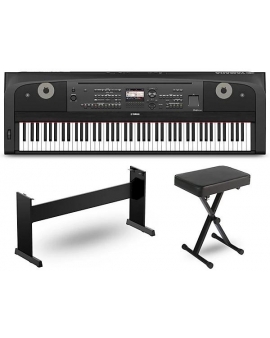 Yamaha DGX-670 88-Key Portable Grand Piano With Matching Stand and Bench