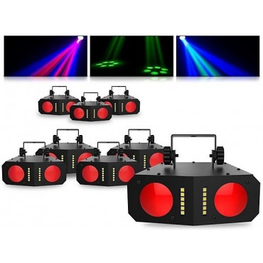 CHAUVET DJ Duo Moon LED Effect Light 8 Pack