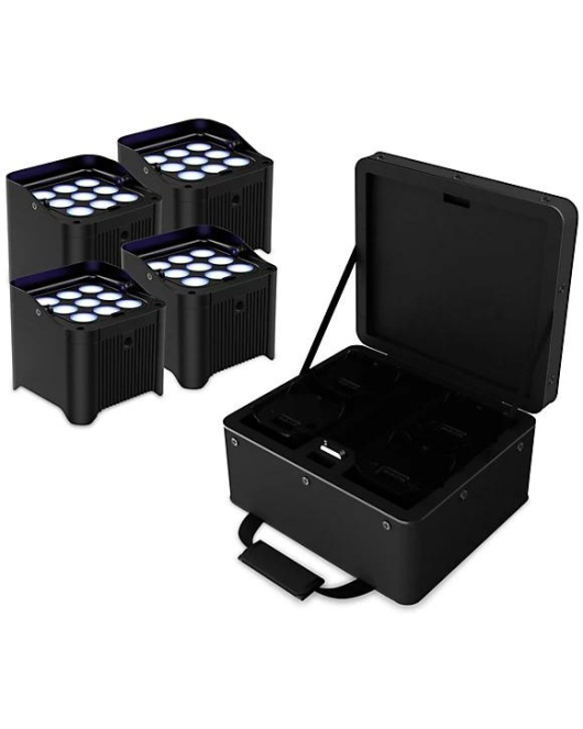 CHAUVET DJ Freedom Par Q9 X4 Wireless Uplights CHAUVET DJ Freedom Par Q9 X4 Wireless Uplights