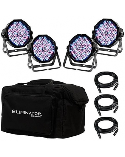Eliminator Mega Flat PAK EP LED Par Lighting Kit