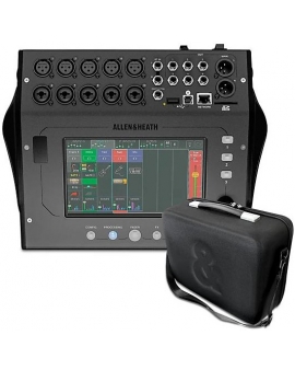 Allen &amp; Heath CQ-12T Digital Mixer Bundle With Padded Soft Case