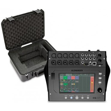Allen & Heath CQ-12T Digital Mixer Bundle With SKB iSeries Case