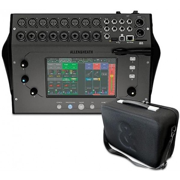 Allen & Heath CQ-18T Digital Mixer Bundle With Padded Soft Case