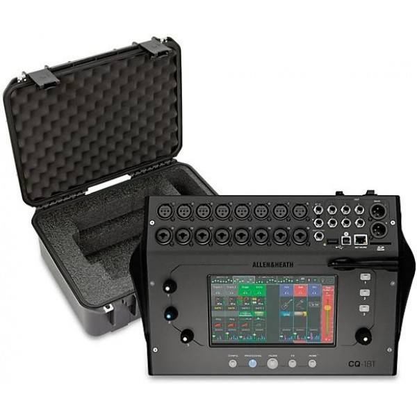 Allen & Heath CQ-18T Digital Mixer Bundle With SKB iSeries Case