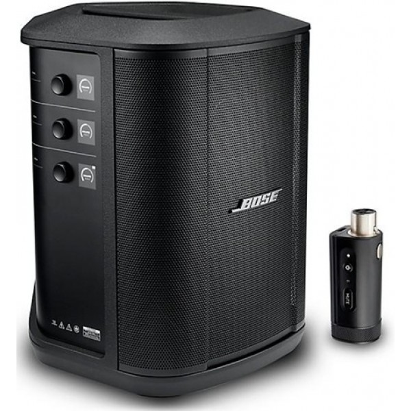 Bose S1 Pro+ Wireless PA System With XLR Mic/Line Transmitter