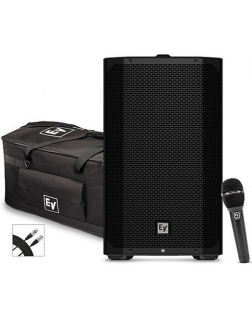 Electro-Voice EVERSE 12 Weatherized Battery-Powered Loudspeaker With ND76 Microphone, Duffel Bag & XLR Cable