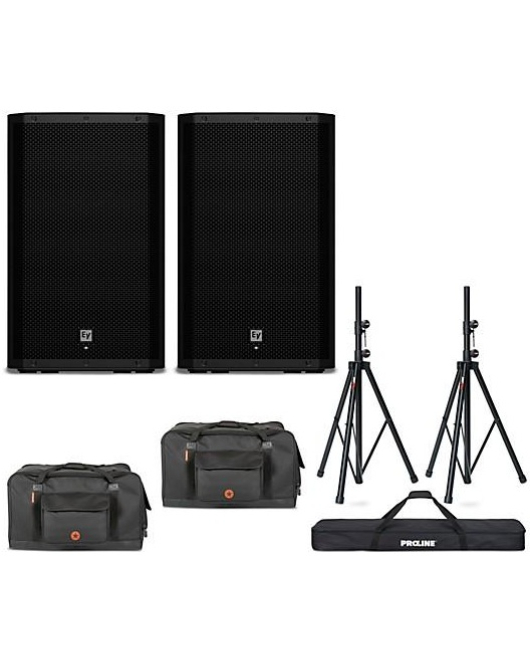 Electro-Voice ZLX-12P G2 Powered Speaker Pair with Bags Electro-Voice ZLX-12P G2 Powered Speaker Pair with Bags