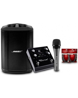 HeadRush VX5 AutoTune Pedal Bundle With Bose S1 Pro+ Speaker, Sennheiser e 835 Mic &amp; Two 15' Livewire Mic Cables