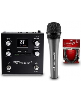 HeadRush VX5 AutoTune Pedal Bundle With Sennheiser e 835 Mic &amp; 15' Livewire Essential Mic Cable