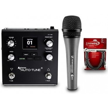 HeadRush VX5 AutoTune Pedal Bundle With Sennheiser e 835 Mic & 15' Livewire Essential Mic Cable