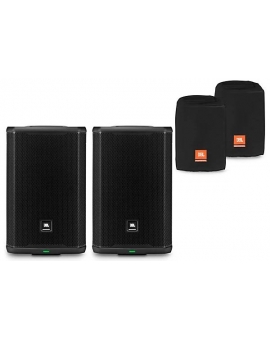 JBL PRX908 8" Powered Speaker Package With Covers