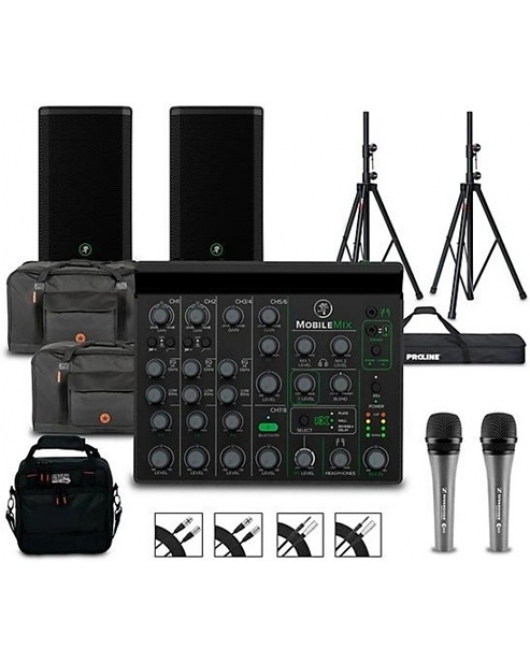 Mackie MobileMix 8-Channel USB Mixer Bundle