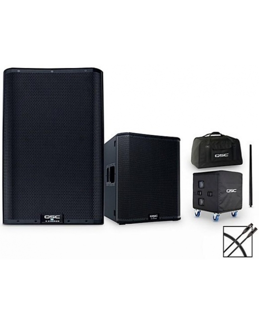 QSC K12.2 Speaker Package With KS118 Subwoofer SP36 Cable QSC K12.2 Speaker Package With KS118 Subwoofer SP36 Cable