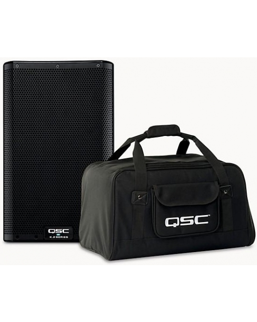 QSC K8.2 Powered 8 Inch 2 Way Loudspeaker With Tote Bag