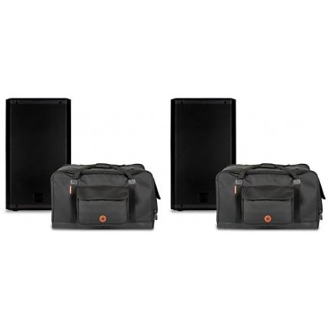 RCF ART-912A Powered Speaker Pair With Road Runner Bags
