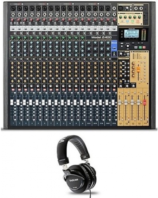 TASCAM Model 2400 Recorder Mixer with Headphones TASCAM Model 2400 Recorder Mixer with Headphones