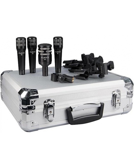 Audix DP4 Drum Microphone Pack for Professional Drummers Audix DP4 Drum Microphone Pack for Professional Drummers
