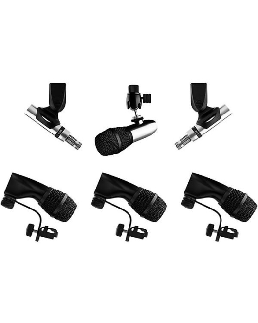 Earthworks DK6 6-Piece Drum Microphone Kit Stainless Steel