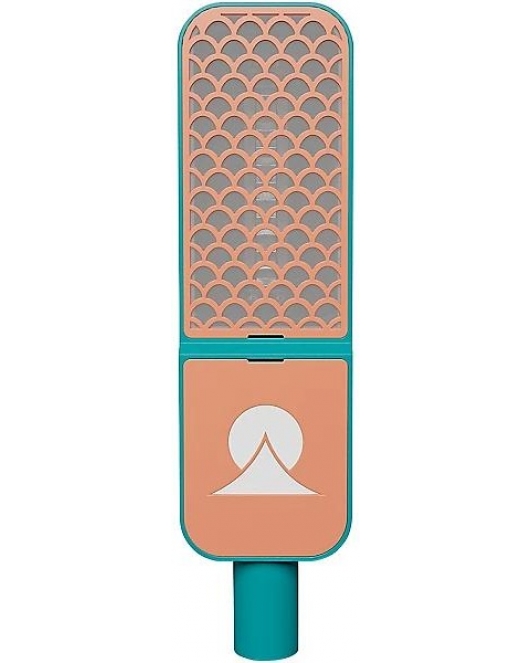 Ohma World Scales Ribbon Microphone Teal and Apricot Ohma World Scales Ribbon Microphone Teal and Apricot