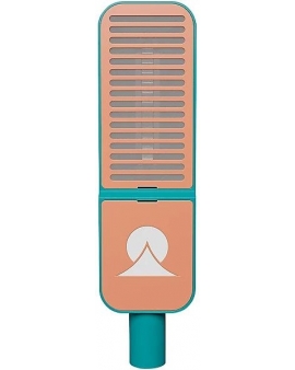 Ohma World Stripes Ribbon Microphone Teal &amp; Apricot
