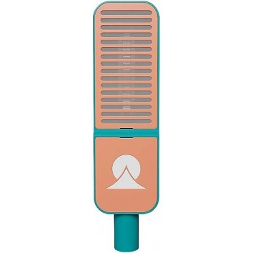 Ohma World Stripes Ribbon Microphone Teal & Apricot