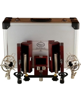 Peluso Microphone Lab P-84 SK Stereo Kit with Two Solid State Small Diaphragm Condenser Microphones Nickel