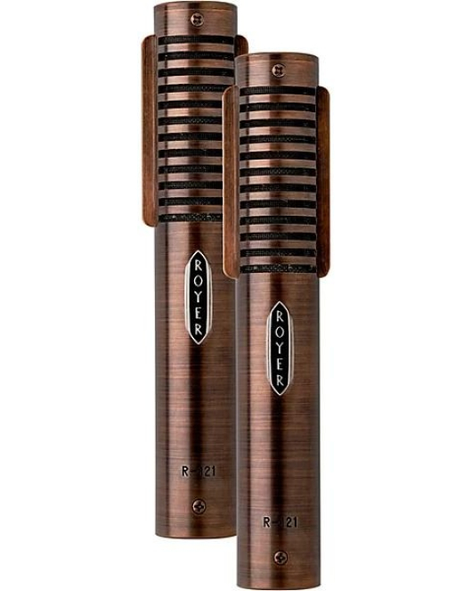 Royer R-121 25th Anniversary Distressed Rose Mic Pair