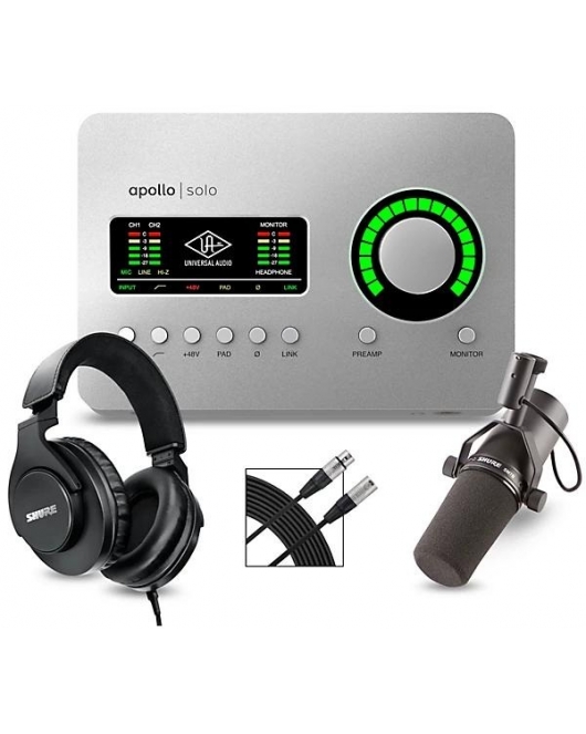 Apollo Solo Heritage Edition with Shure SM7B Bundle