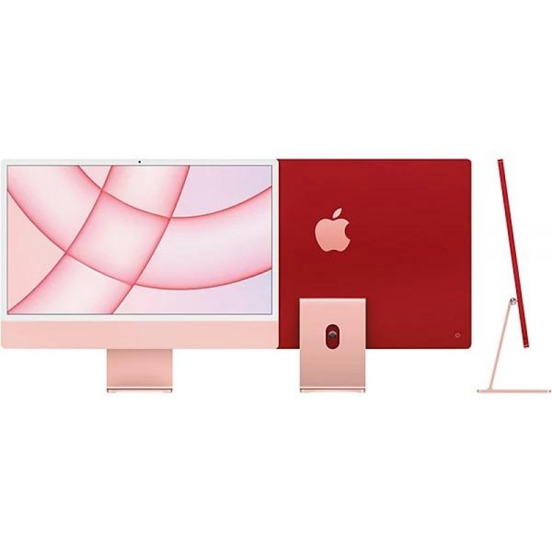 Apple 24inch iMac Retina 4.5K M1 8core CPU 8GB RAM 256GB SSD Pink MJVA3LL A sleek desktop fast performance