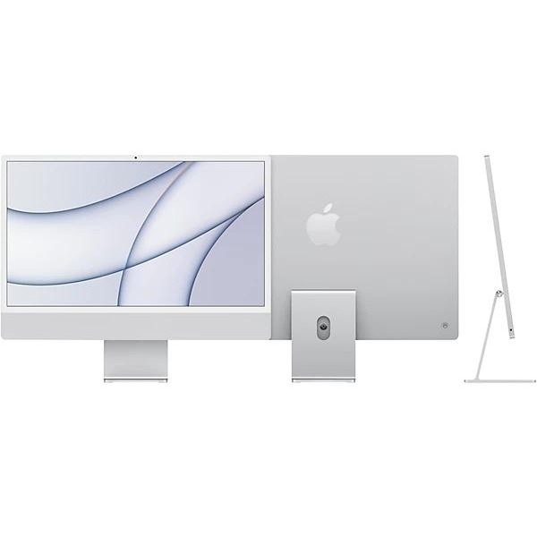 Apple 24 in. iMac with Retina 4.5K 8 core M1 8GB 512GB MGPD3LL A Silver