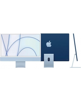 Apple 24in. iMac with Retina 4.5K 8 core M1 8GB 512GB Blue MGPL3LL A Blue