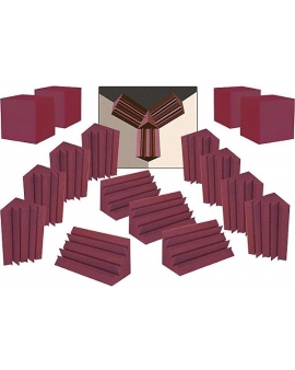 Auralex ATOM-12 System 16-Pack Burgundy
