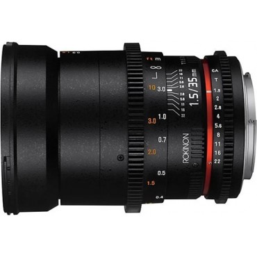 Rokinon Cine DS 35mm T1.5 Wide Angle Cine Lens for Micro Four Thirds